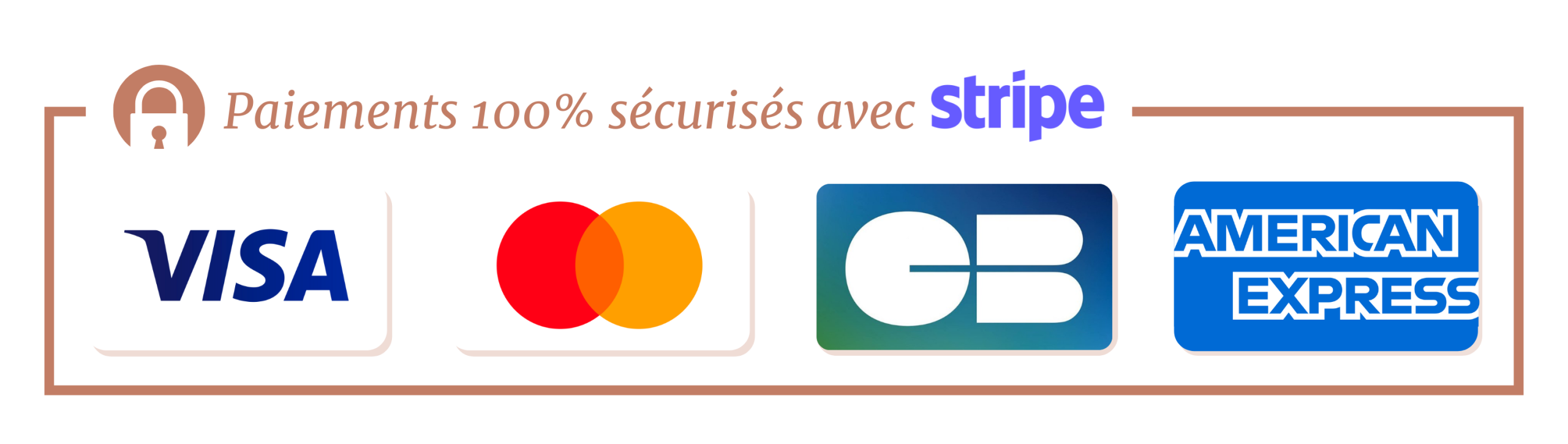 Paiement sécurisé blanc