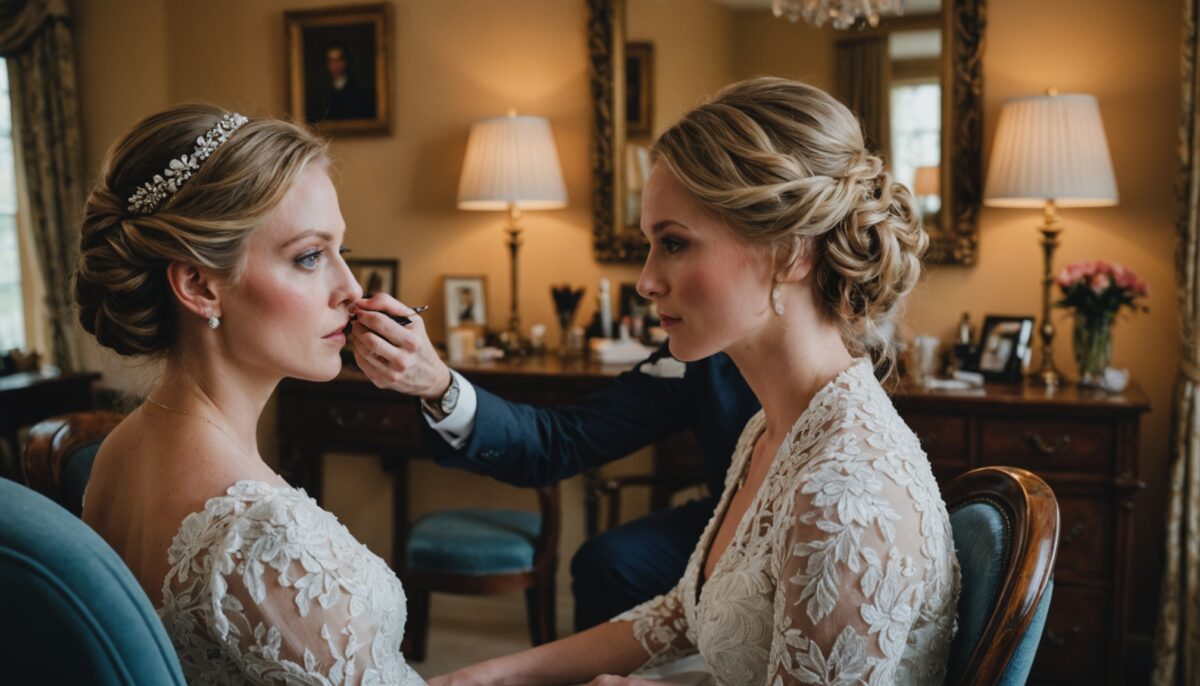 Maquillage de mariée pour yeux bleus : 5 tendances incontournables et idées inspirantes
