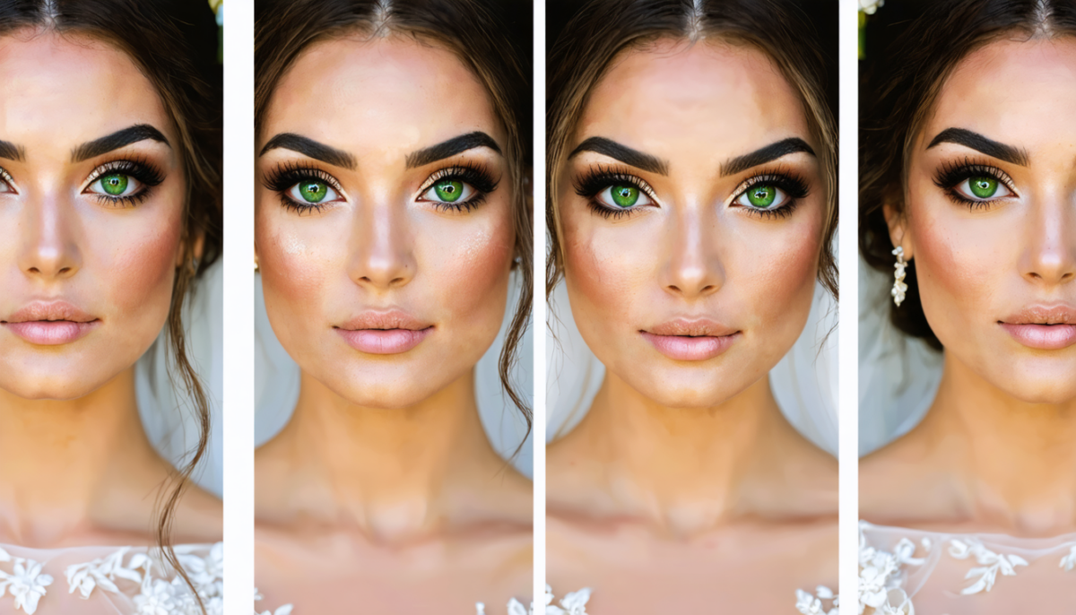 découvrez 6 tendances incontournables de maquillage de mariée pour sublimer les yeux verts avec des idées inspirantes et conseils pratiques.