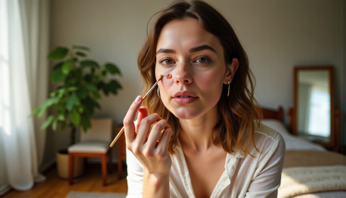 Comment choisir les couleurs de maquillage idéales pour dissimuler un bouton rouge sur le nez
