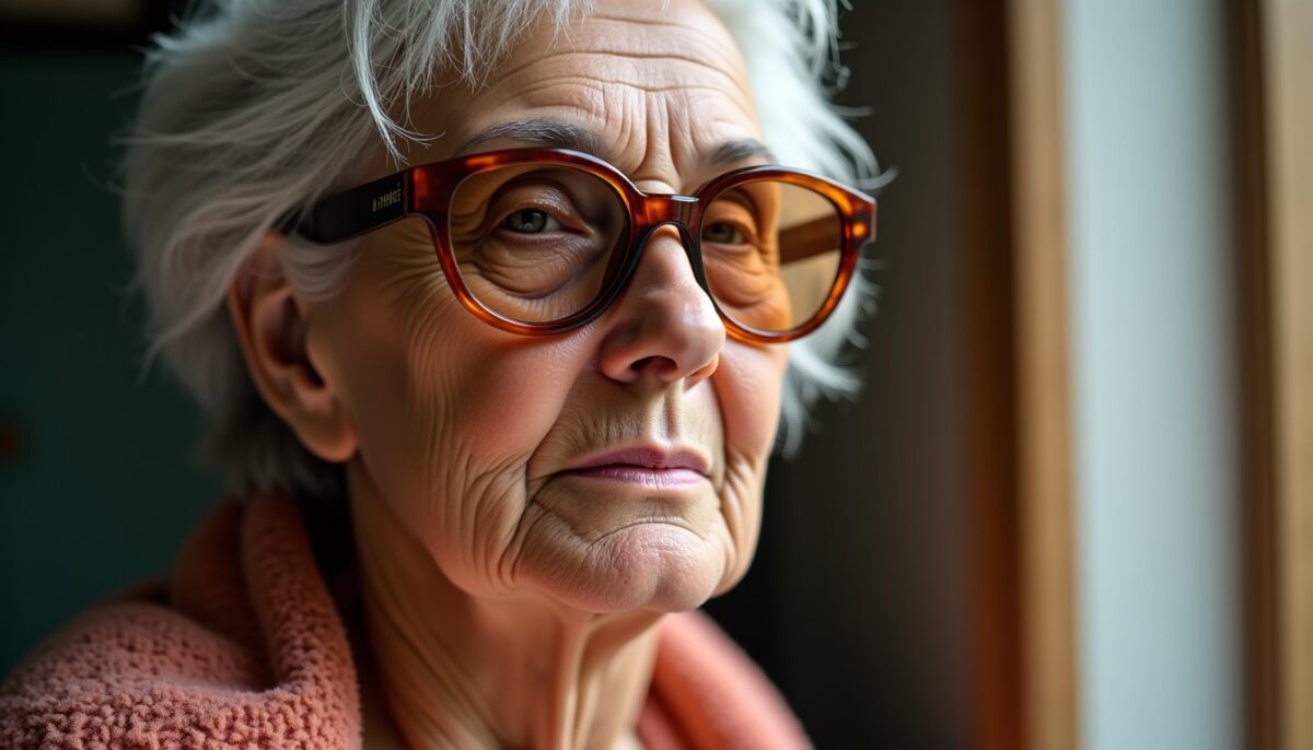 Idées de coupes courtes élégantes pour femmes de 70 ans portant des lunettes